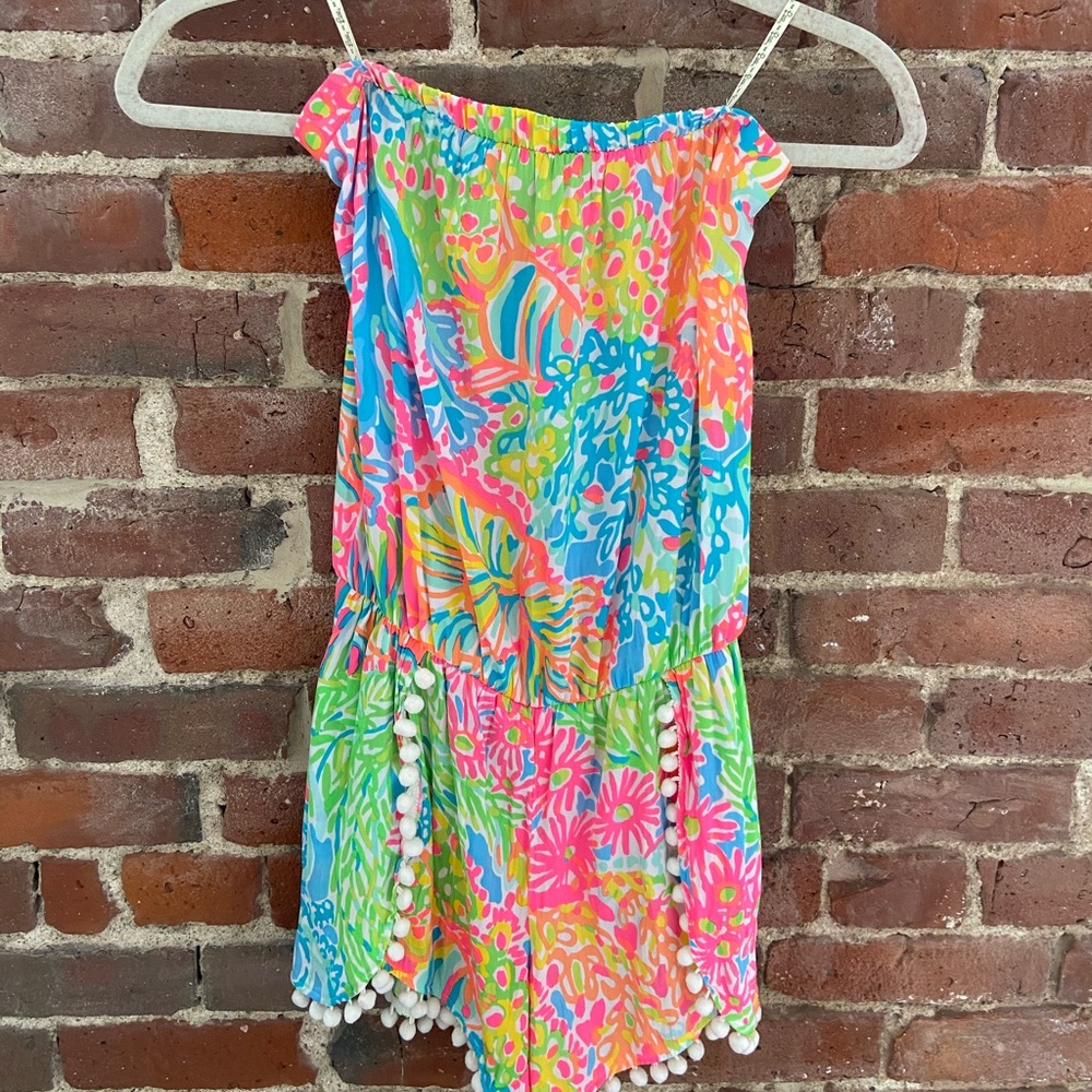Lilly Pulitzer XS strapless romper